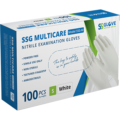Găng tay Nitrile dưỡng ẩm không bột S&S Glove
